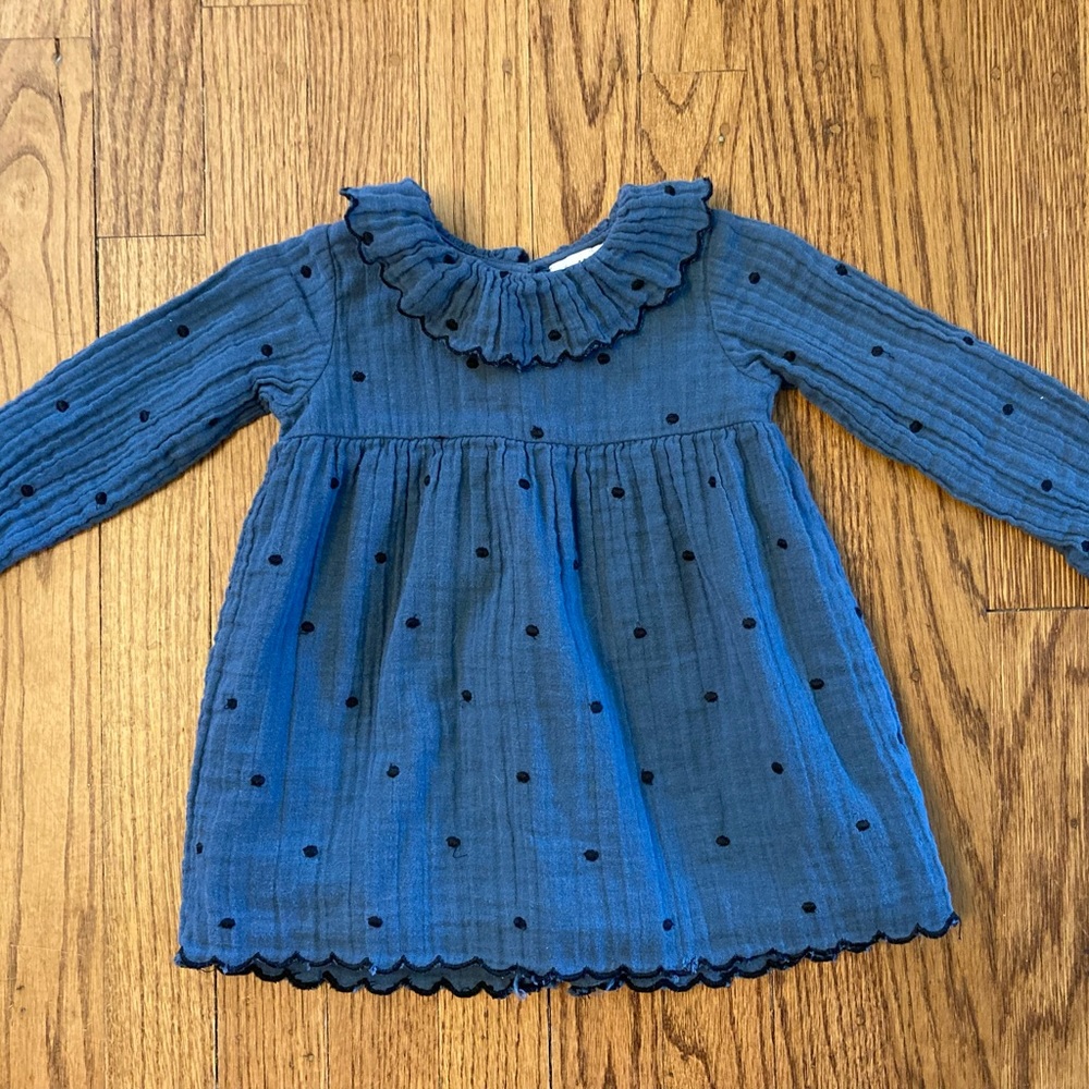 Buho collared dress 12mo